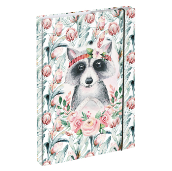 BAAGL Desky na školní sešity A4 mýval (Desky na sešity)