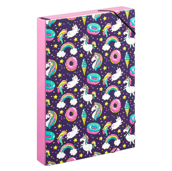 BAAGL Desky na školní sešity A4 jumbo jednorožec (Desky na sešity)