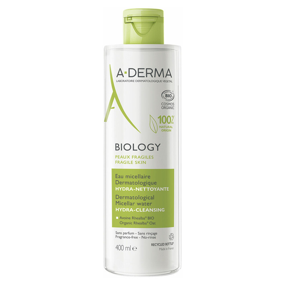 Levně A-DERMA Biology Dermatologická micelární voda hydratačně-čistící 400 ml