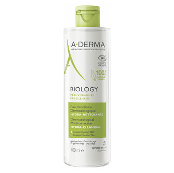 A-DERMA Biology Dermatologická micelární voda hydratačně-čistící 400 ml
