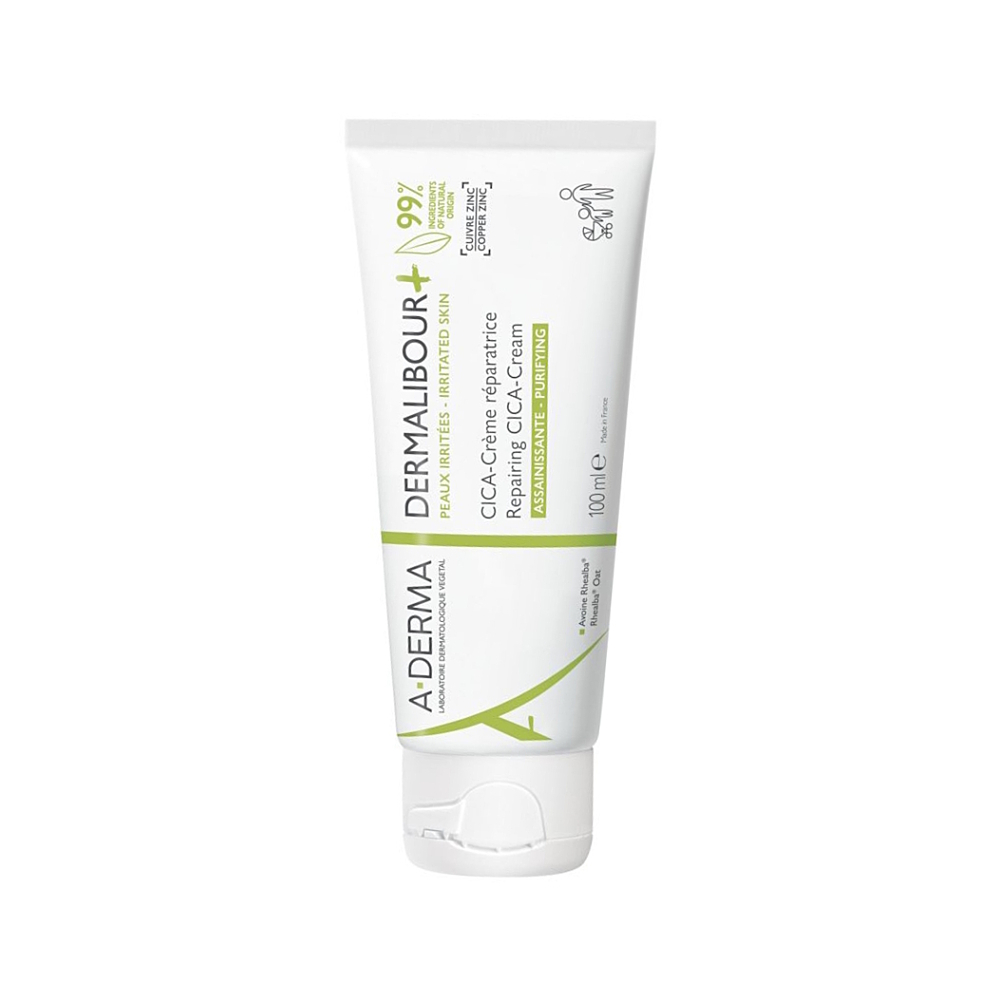 Levně A-DERMA Dermalibour+ Reparační CICA-Krém pro podrážděnou pokožku 100 ml