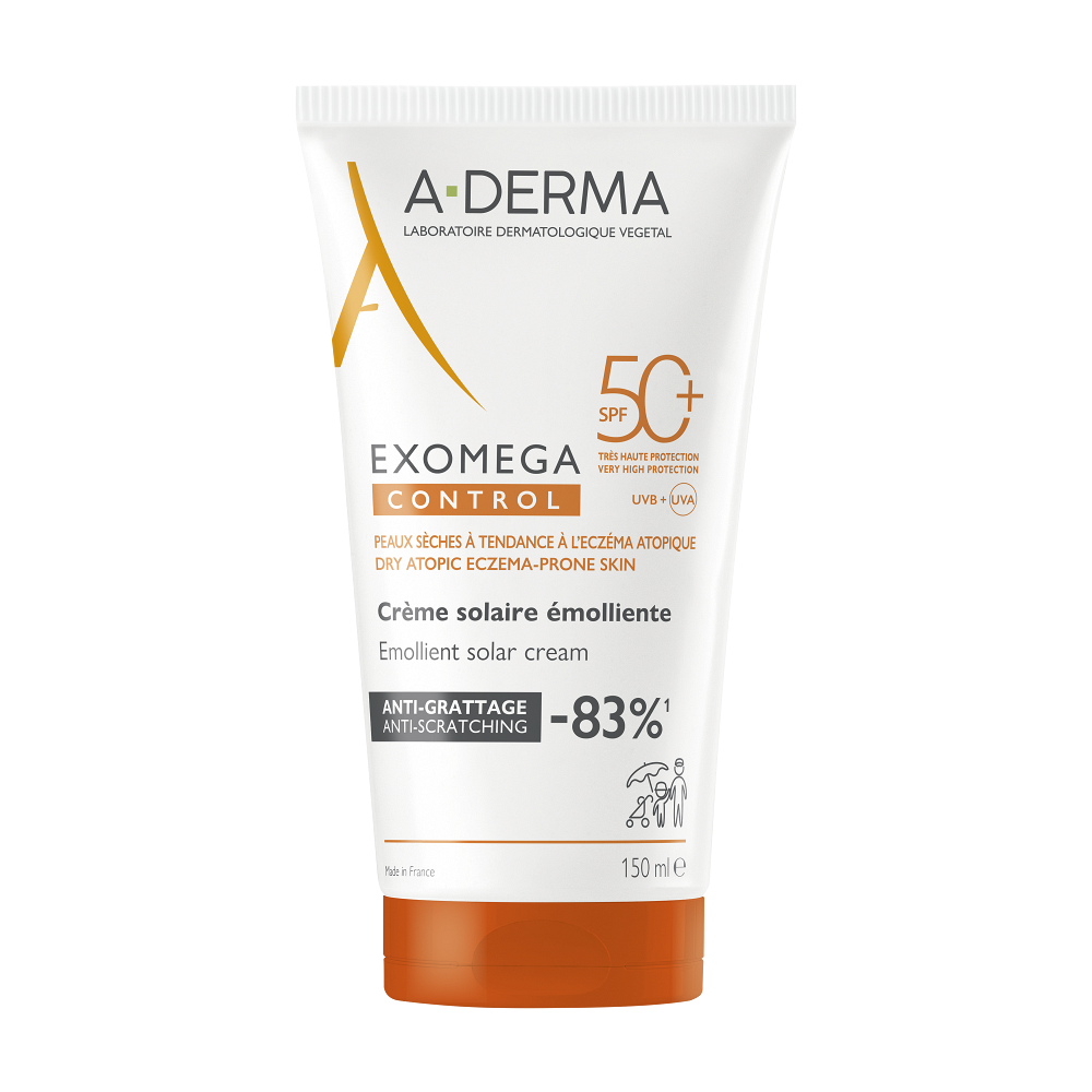 A-DERMA Exomega Control Emolienční krém SPF50+ 150 ml