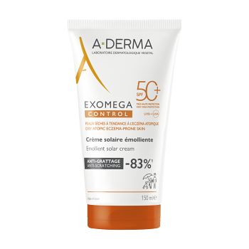 A-DERMA Exomega Control Emolienční krém SPF50+ 150 ml (Dermokosmetika opalovací krémy)