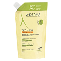 A-DERMA Exomega Control Sprchový olej 500 ml - ECO Náplň 500 ml
