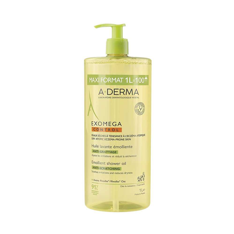 A-DERMA Exomega CONTROL Zvláč.sprchový olej 1000ml koupíte na Lekarna.cz