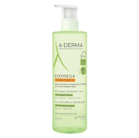 A-DERMA Exomega Control Zvláčňující mycí gel 2v1 500 ml