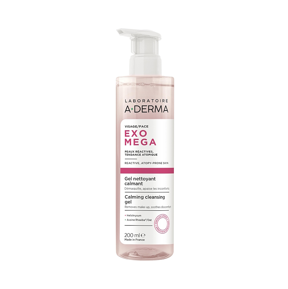 A-DERMA Exomega Zklidňující čisticí gel 200ml