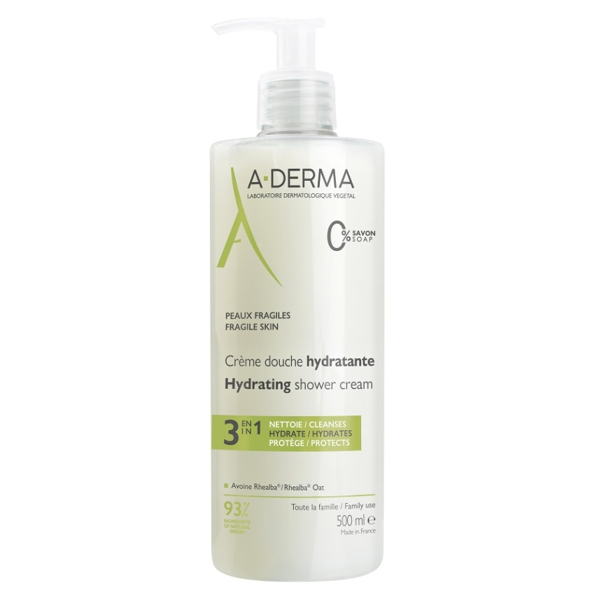 A-DERMA Hydratační sprchový krém 500 ml