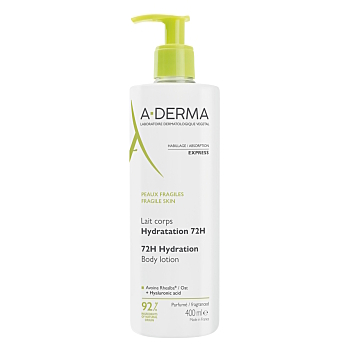 A-DERMA Hydratační tělové mléko 400 ml (Dermokosmetika tělová mléka) - Dermokosmetika, Hydratační
