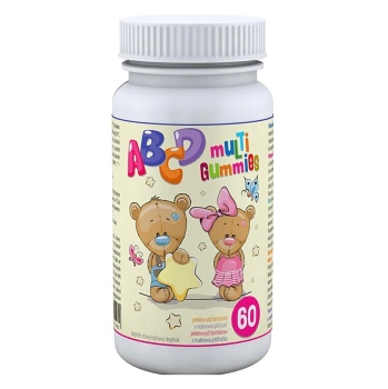 CLINICAL ABCD Multi gummies 60 pektinových bonbónů (Vitamíny a multivitamíny pro děti) - Vícesložkové