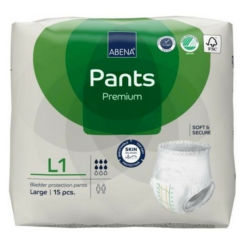 Levně ABENA Pants premium L1 inkontinenční kalhotky 15ks
