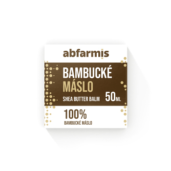 ABFARMIS Bambucké máslo 100% 50 ml, expirace