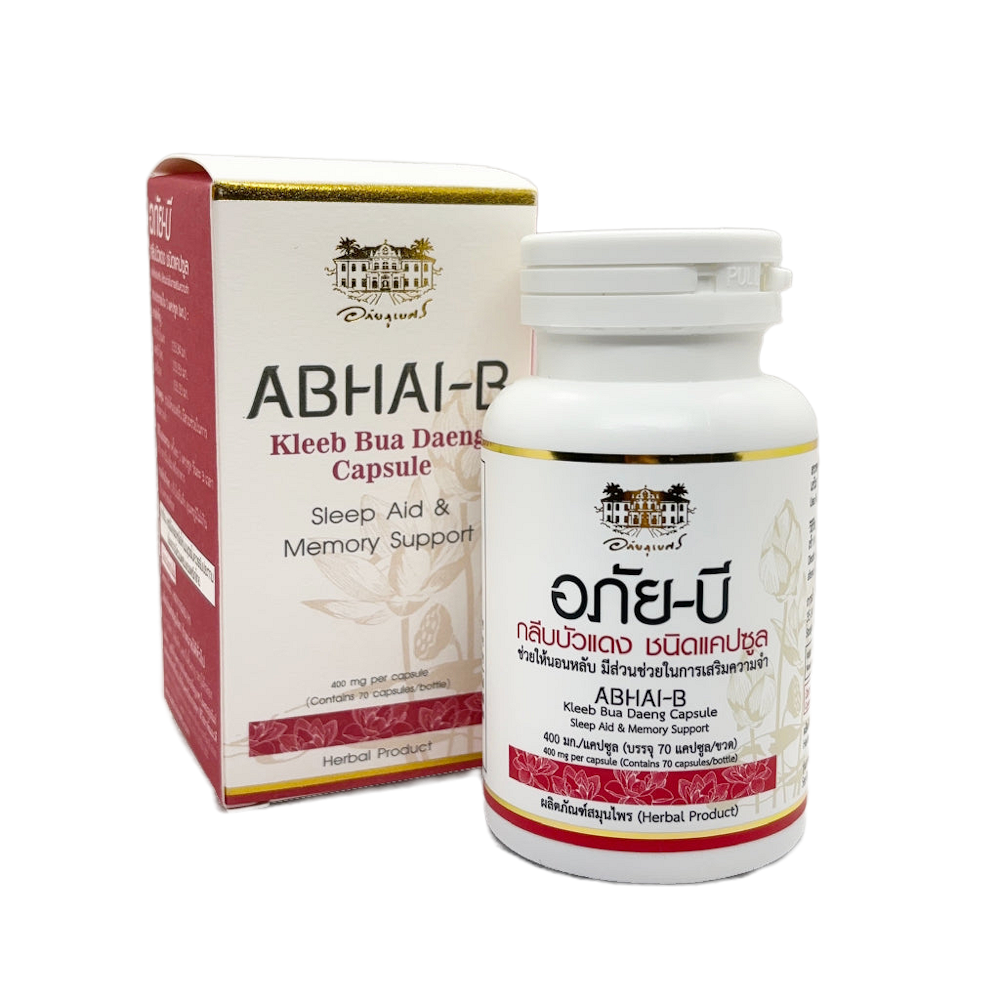 ABHAI Bua Daeng 400 mg 70 kapslí