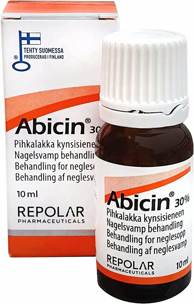 Levně REPOLAR Abicin 30% pryskyřicový lak proti plísňovým infekcím nehtů 10ml