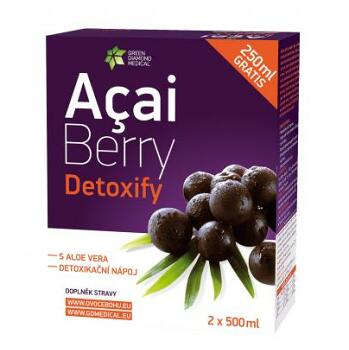 Acai Berry Detoxify 2 x 500ml + 250ml ZDARMA