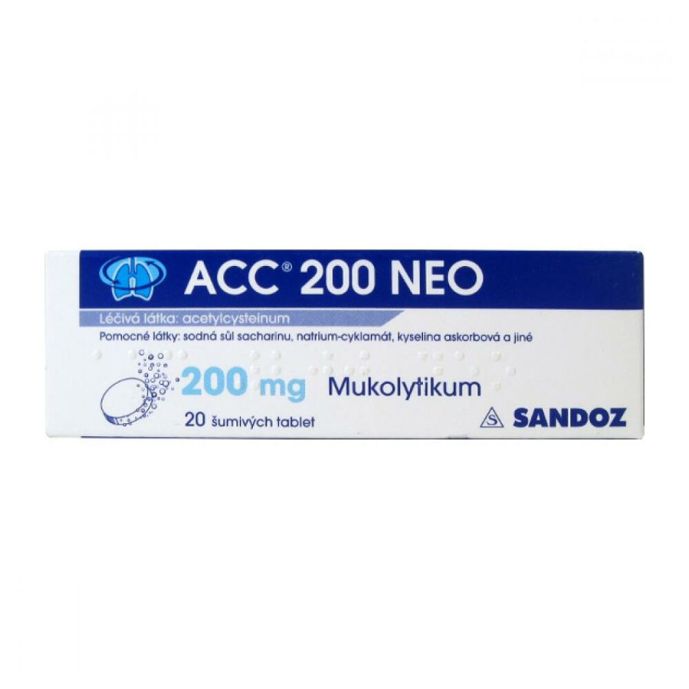 E-shop ACC 200 NEO 20x200 mg šumivých tablet