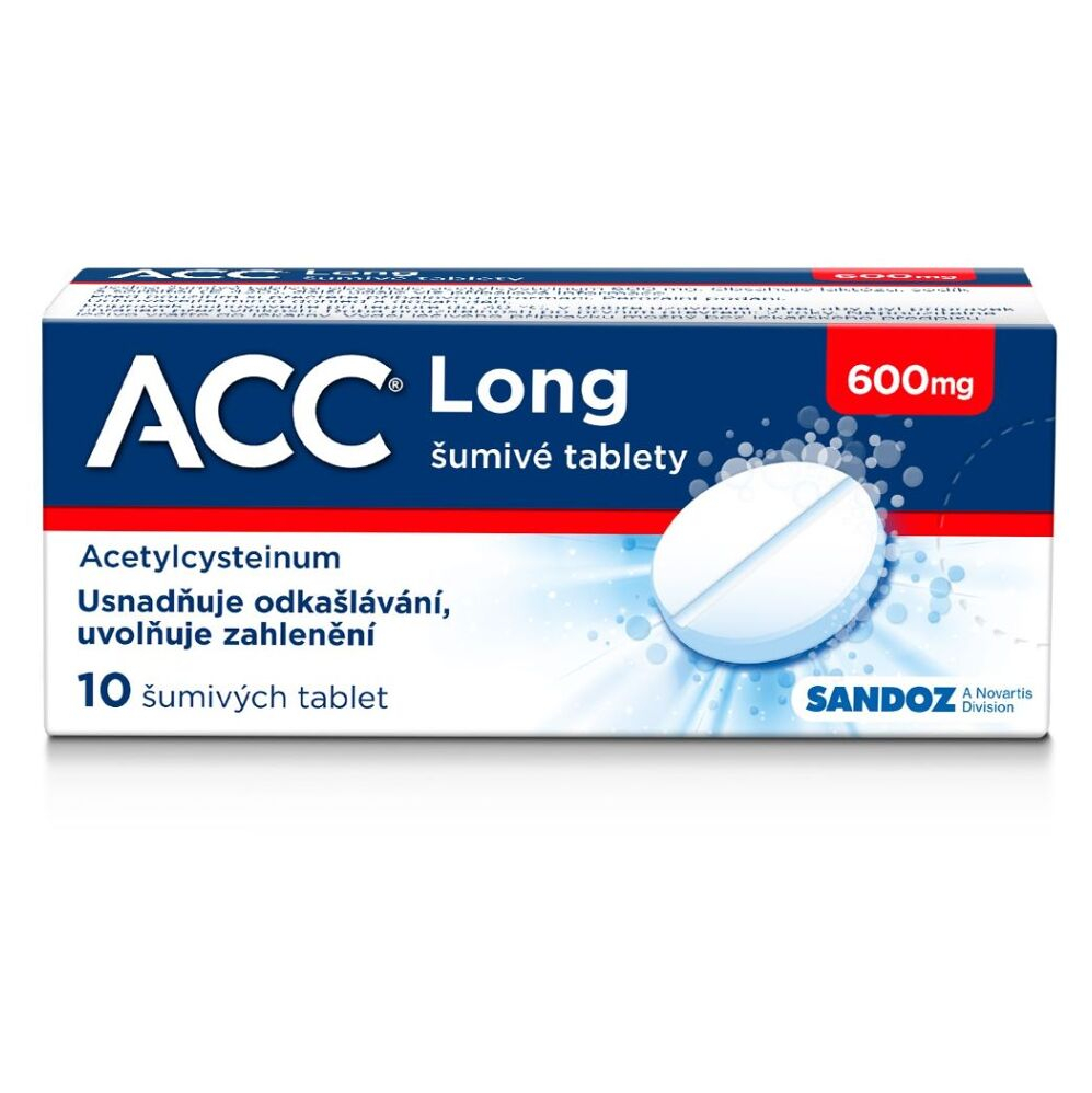 Levně ACC LONG 600 mg 10 šumivých tablet