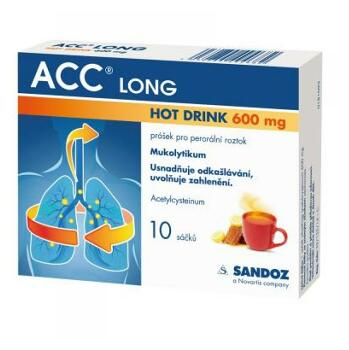 ACC LONG Hot drink 10 x 600 mg, expirace