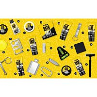 ACCENTRA Adventní kalendář Bath and Body Toolkin v krabici na nářadí