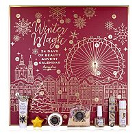 ACCENTRA Adventní kalendář Winter Magic Bordeaux 24 kusů