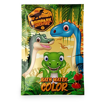 ACCENTRA Dinopark adventure koupel barevná 80 g (Šumivé koule do koupele) - Pěnivé, Šumivé