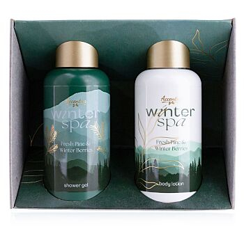 ACCENTRA Koupelový set Winter Spa Dárkové balení 2 kusy (Kosmetické balíčky) - Hydratační