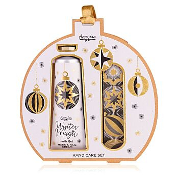 ACCENTRA Set péče o ruce Winter Magic s pilníkem 2 kusy (Kosmetické balíčky) - Hydratační