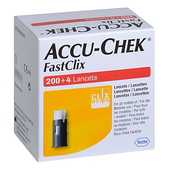 ACCU-CHEK Fastclix lancets 204 kusů (Sterilní lancety)
