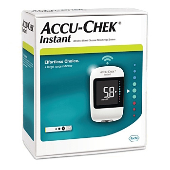 ACCU-CHEK Instant Kit sada glukometr, proužky, lancety, odběrové pero (Diabetologické přístoje)