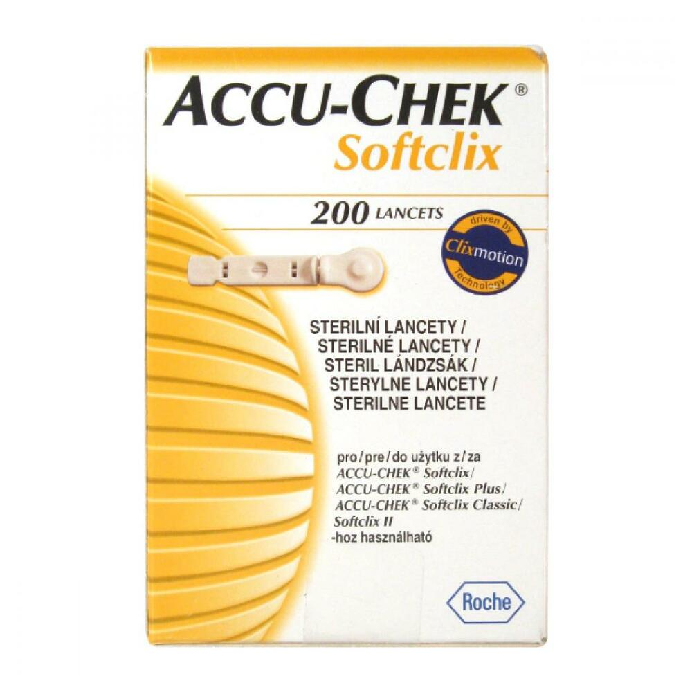 Levně ACCU-CHEK Softclix lancety 200