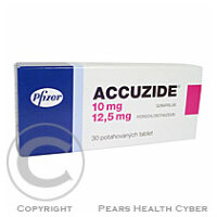 ACCUZIDE  10 Potahované tablety