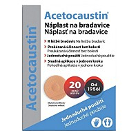ACETOCAUSTIN Náplast na bradavice 20 kusů