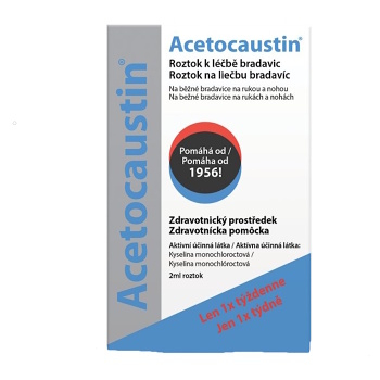 ACETOCAUSTIN Roztok k léčbě bradavic 2 ml (Přípravky na bradavice)