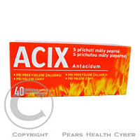ACIX  40 Žvýkací tablety