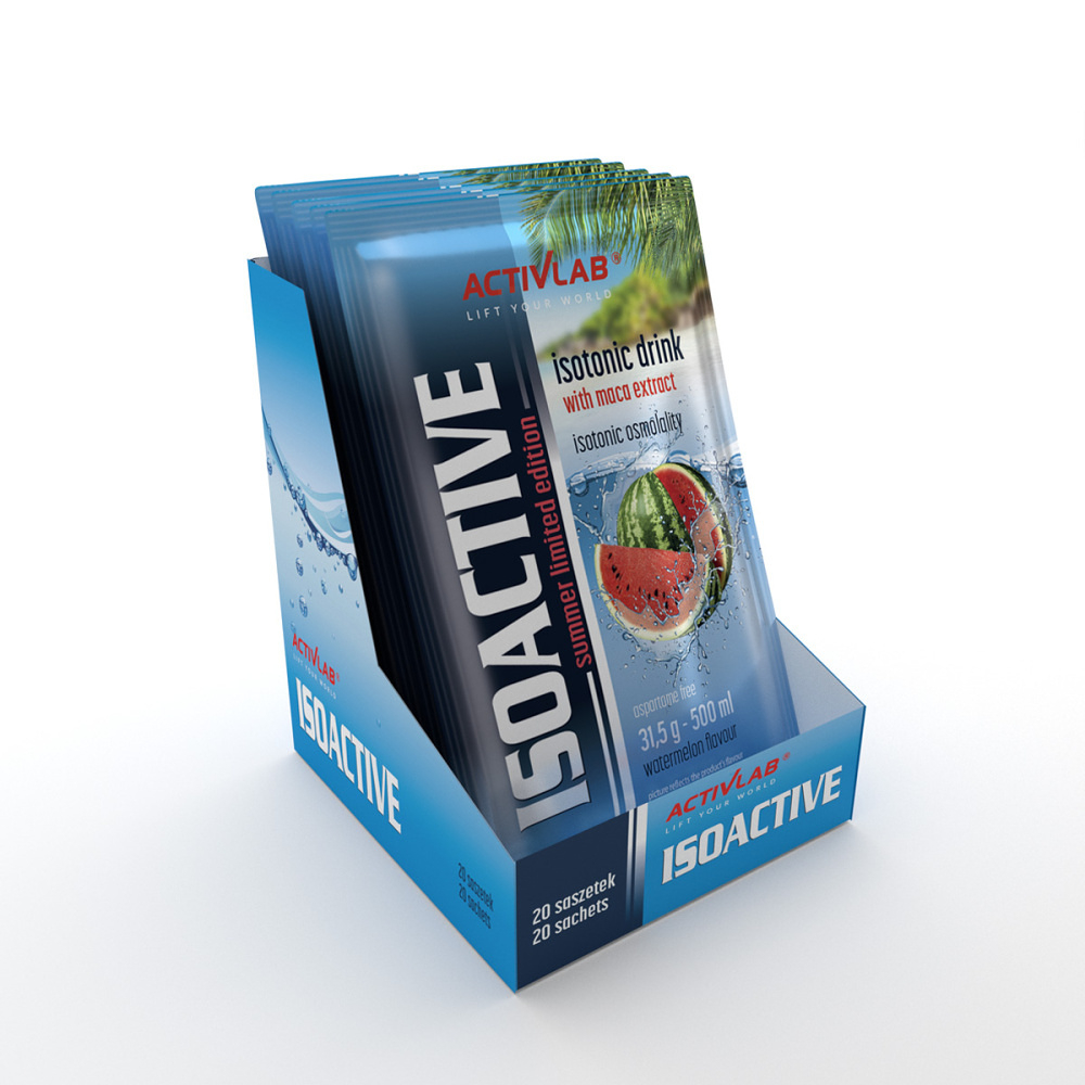 E-shop ACTIVLAB Isoactive iontový nápoj s macou vodní meloun 20 sáčků