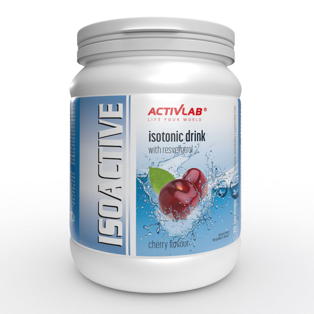 Levně ACTIVLAB Isoactive iontový nápoj s resveratrolem višeň 630 g
