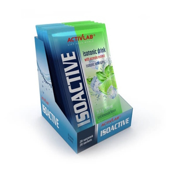 ACTIVLAB Isoactive ledová limonáda iontový nápoj s acerolou 20 sáčků (Iontové nápoje) - Vícesložkové