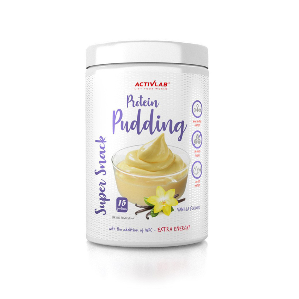 E-shop ACTIVLAB Super snack proteinový pudink vanilka 450 g