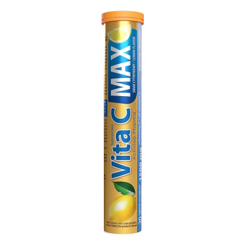 ACTIVLAB Vita C max příchuť citron 20 šumivých tablet (Vitamín C) - Jednosložkové
