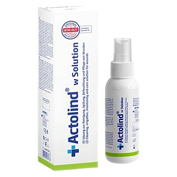 ACTOLIND W Solution roztok s antimikrobiálním účinkem 250 ml (Na hojení ran a vředů) - Čistící, Ochranný