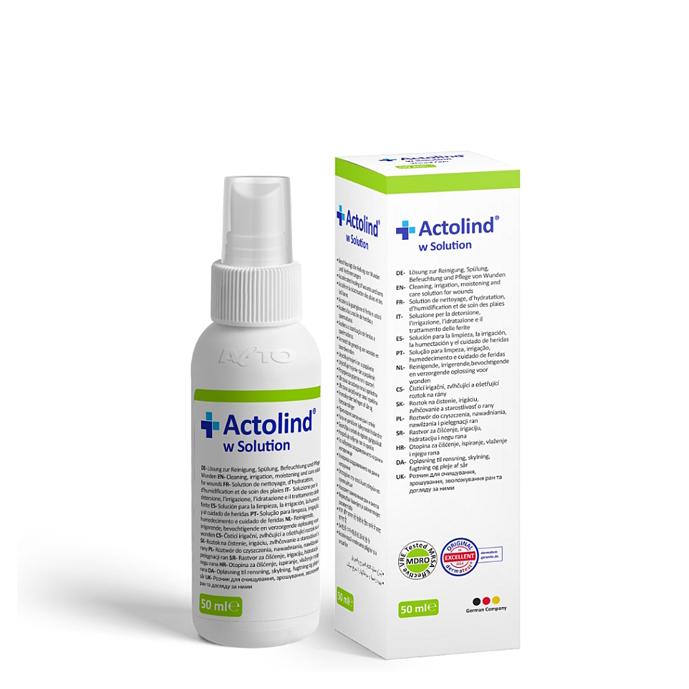ACTOLIND W Solution roztok s antimikrobiálním účinkem 50 ml