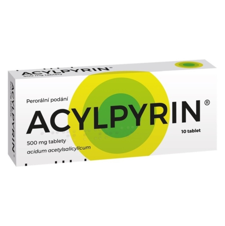 Levně ACYLPYRIN 500 mg 10 tablet