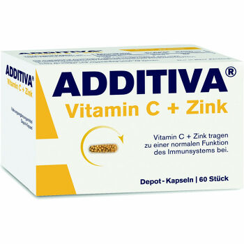 ADDITIVA Vitamín C + Zinek 60 tablet