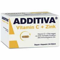 ADDITIVA Vitamin C + Zinek 80 kapslí