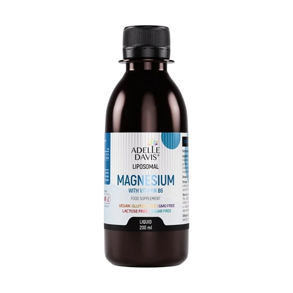Adelle Davis Lipozomální magnézium s vitamínem B6 200 ml