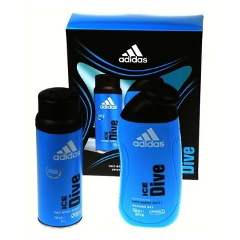 Adidas Ice Dive Deodorant 150ml DSP 150ml + 250ml sprchový gel 