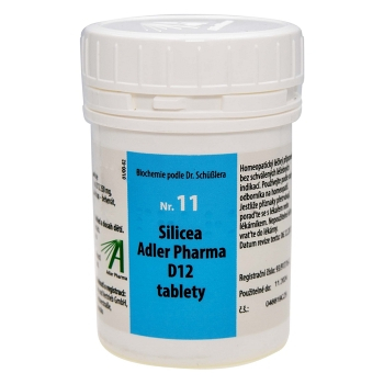 ADLER PHARMA Nr.11 Silicea D12 400 tablet (Jednosložková) - Jednosložkové, Přírodní