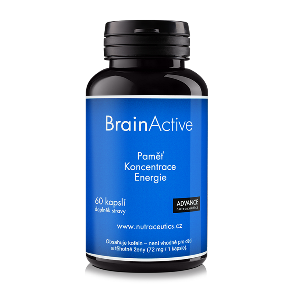 E-shop ADVANCE Brain Active paměť, koncentrace, energie 60 kapslí