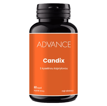 ADVANCE Candix s kyselinou kaprylovou 60 kapslí (Bylinné doplňky stravy) - Přírodní