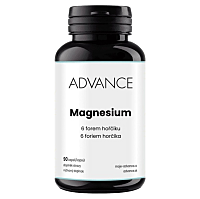 ADVANCE Magnesium 6 forem hořčíku 90 kapslí